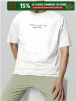 T-Shirt Oversize Premium "Santorin – Grèce" – Image 3